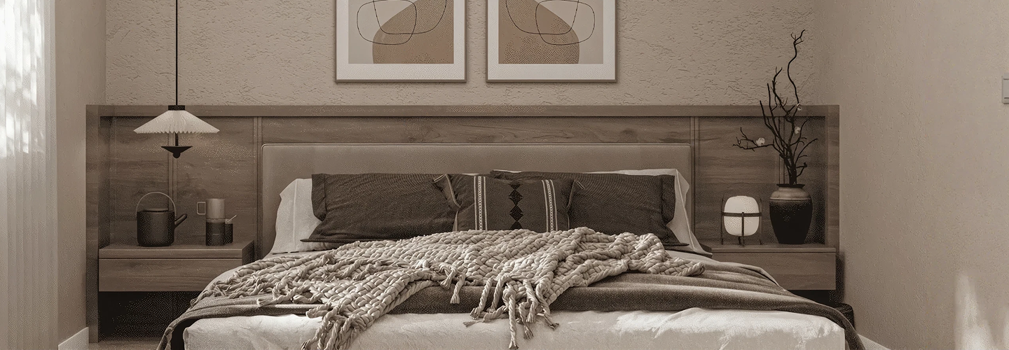 Bedroom interior banner