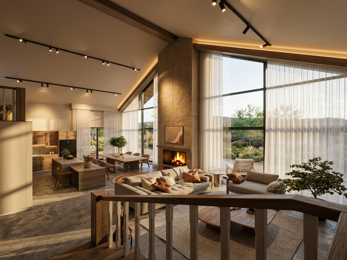 Interior view built for performance and sustainability